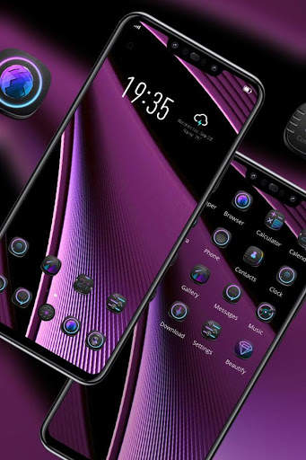 Colorful theme Purple business supple for Galaxy screenshot 1