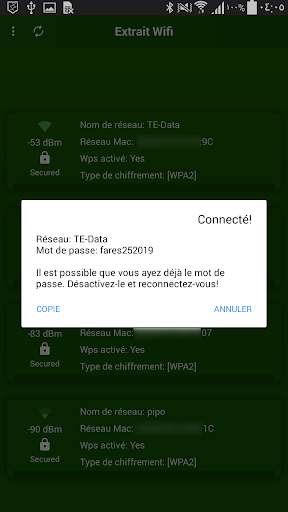Extrait WiFi screenshot 20