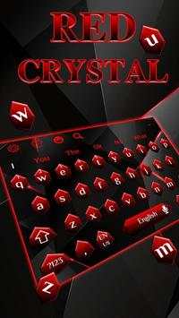 Black Red Crystal Diamond Keyboard screenshot 1