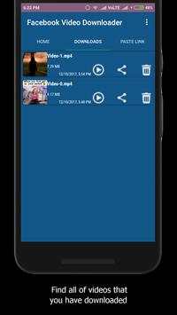 Video Downloader for Facebook Video Downloader screenshot 4