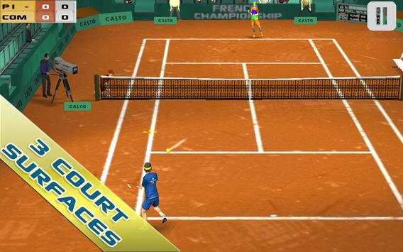 Cross Court Tennis Free screenshot 3