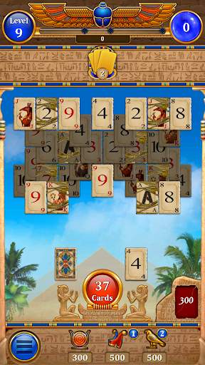 Card of the Pharaoh - Free Solitaire Card Game screenshot 1
