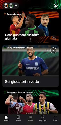 UEFA Europa League Ufficiale screenshot 1