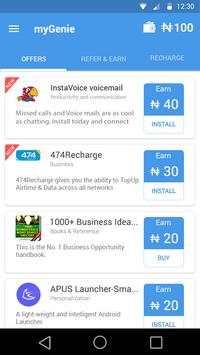 Free Airtime - myGenie screenshot 1
