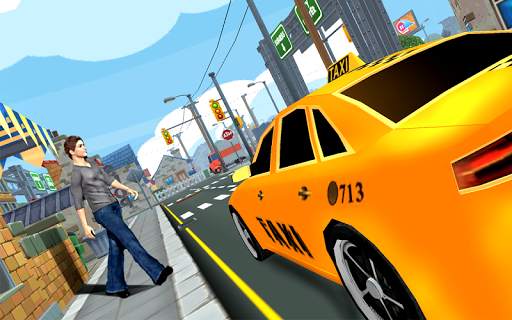 City Taxi Driving 3D screenshot 12