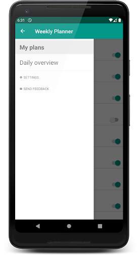 Weekly Planner скриншот 4
