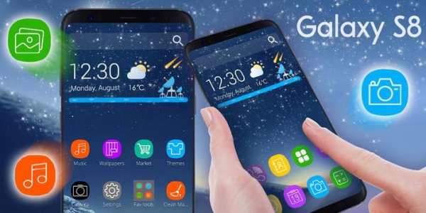 Galaxy S8 3D Launcher Theme Live HD Wallpapers screenshot 4
