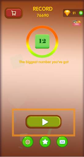Number Game - Math-3 Game - Merge Block Raising screenshot 2