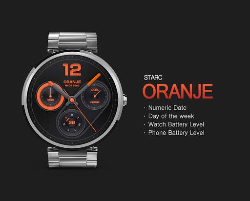 Oranje watchface by Starc screenshot 1