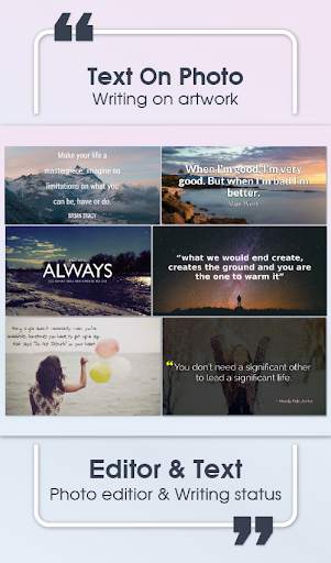 Quotes Maker - Text on photo screenshot 1