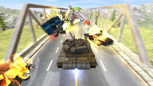 Tank Traffic Racer 2 screenshot 1