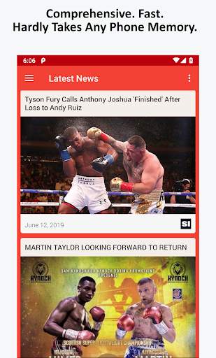 Boxing News screenshot 1