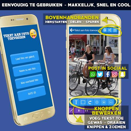 Tekst aan foto toevoegen App (2020) screenshot 5