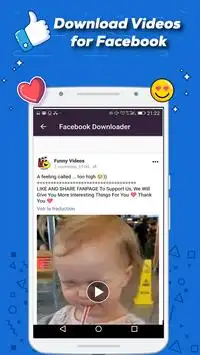 dawnload video for facebook pro screenshot 1