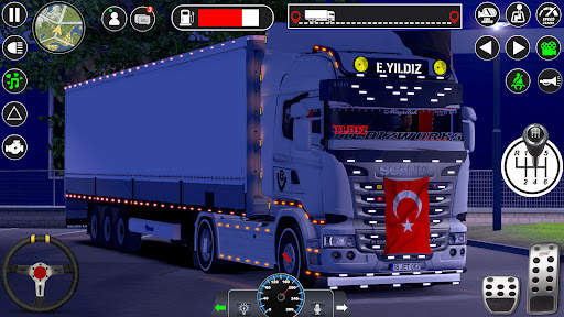 Euro Truck Driving Games 3D screenshot 5
