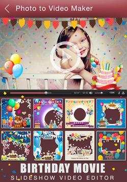 Happy Birthday Video Editor screenshot 3