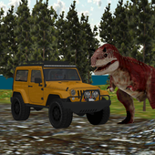 dinosaur jeep driving zone sim icon