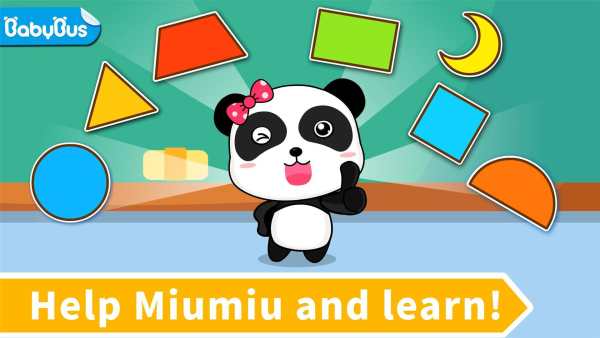 Baby Panda Learns Shapes screenshot 1
