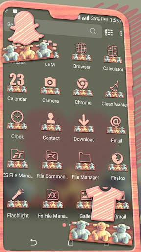 Teddy Bear Theme Launcher screenshot 2