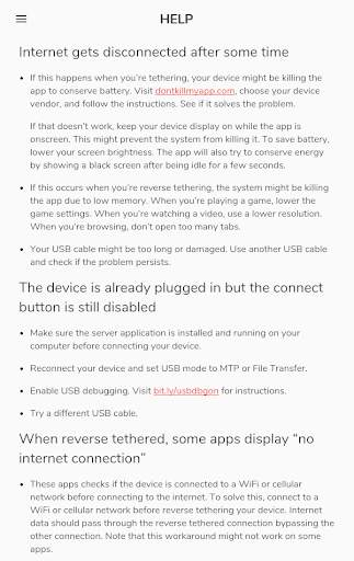 Tetrd: USB Universal Tethering screenshot 15