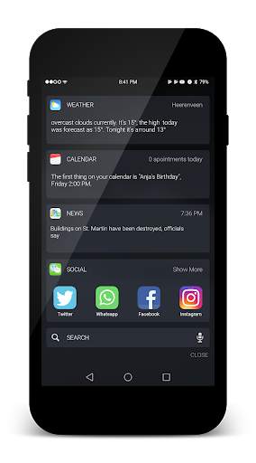 Pineapple Redesign KLWP Theme скриншот 3