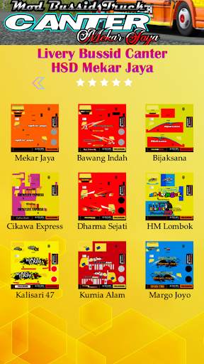 Mod Bussid Truck Canter Mekar Jaya screenshot 2