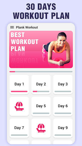 Plank Workout - 30 Day Challenge for Weight Loss screenshot 1