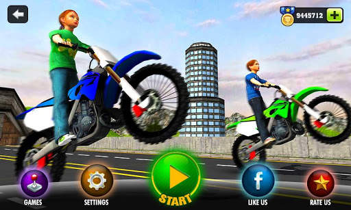 Kids MotorBike Stunt Rider 3D screenshot 1