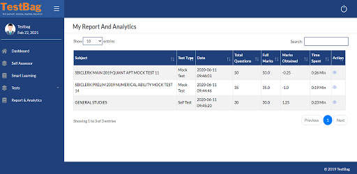 SBI CLERK Online Test App screenshot 14