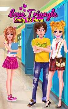 High School Crush Game - Heartbreak Love Triangle screenshot 4