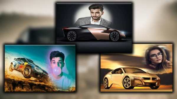 Photo Editor with Racing car screenshot 3