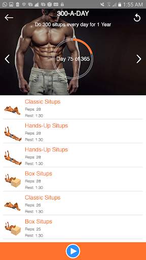 3D Sit Ups Home Workout screenshot 3