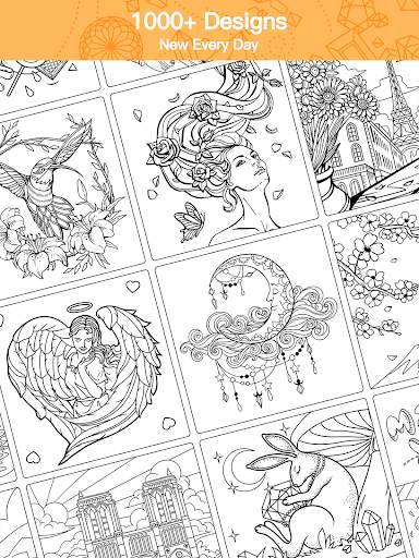 Adult Coloring Book Premium 12 تصوير الشاشة