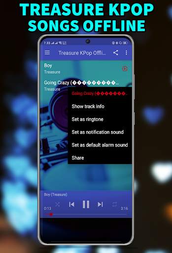 Lagu Treasure KPOP Terbaru Offline screenshot 2