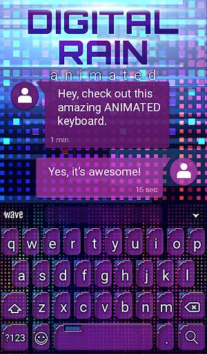 Digital Rain Animated Keyboard screenshot 3