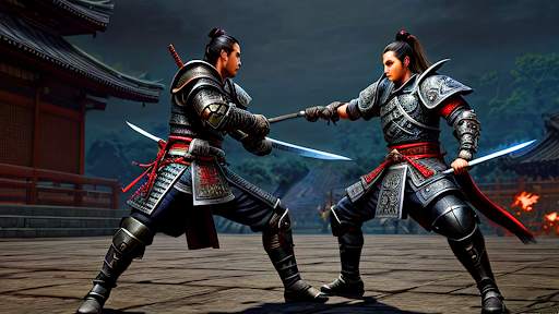 Shadow Fight of Samurai Sword screenshot 1