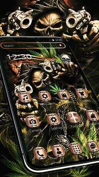 Weed Ghost Gun Launcher Theme screenshot 1