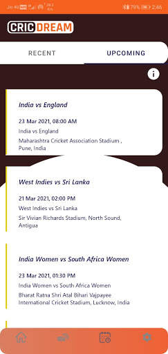 CricDream - Live IPL Cricket Score, Odds, News screenshot 2