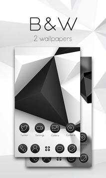 Black & White Launcher Theme screenshot 1