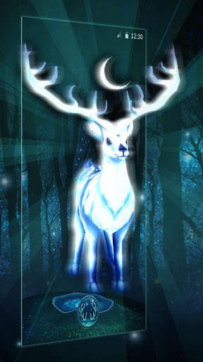 White Deer 3D Thema screenshot 6