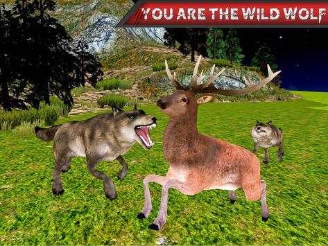 Angry Wild Wolf Jungle Attack: Wolf Simulator 3D screenshot 8