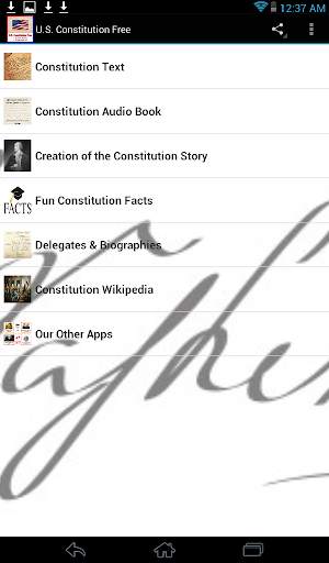 US Constitution Free screenshot 1