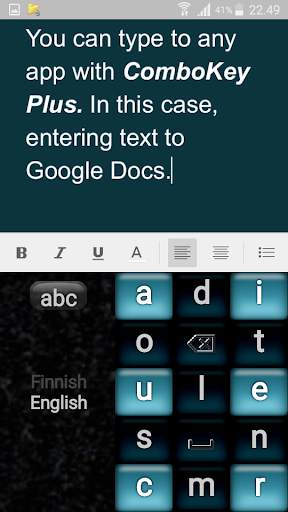 ComboKey Plus - Special Keypad screenshot 1