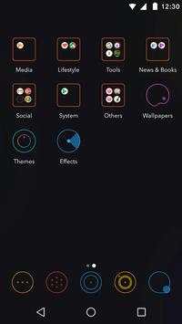 Colorful Night Neon Launcher Theme screenshot 2