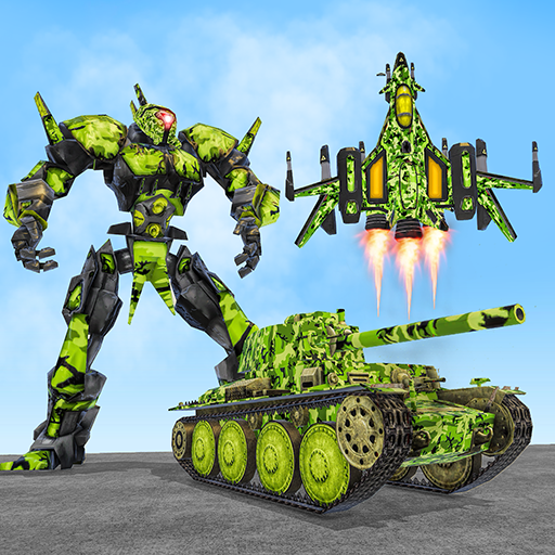 US Army Robot Transformation Jet Robo Car Tank War icon