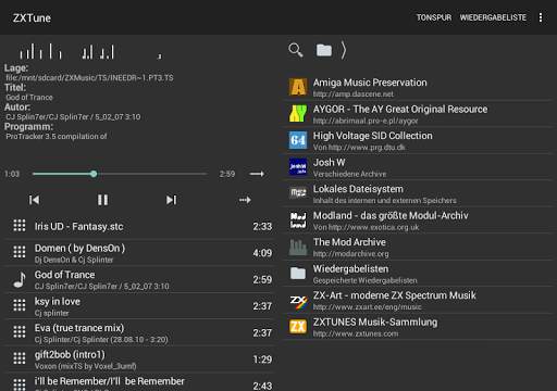 ZXTune - Chiptunes-Player screenshot 13