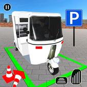 Crazy Tuk Tuk Parking: City Rickshaw Racing Driver icon