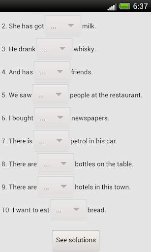 English exercises скриншот 4