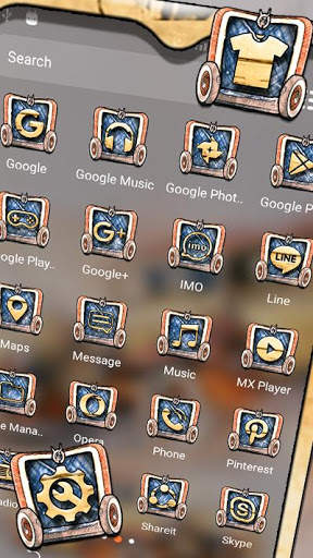 Vintage Car Painting Theme screenshot 2