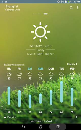 ASUS Weather 5 تصوير الشاشة